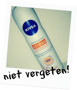 Meisjes van vijftig moeten altijd deodorant bij zich hebben