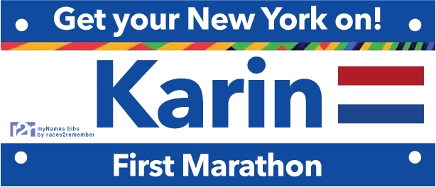 Meisjes van vijftig lopen de NYC marathon