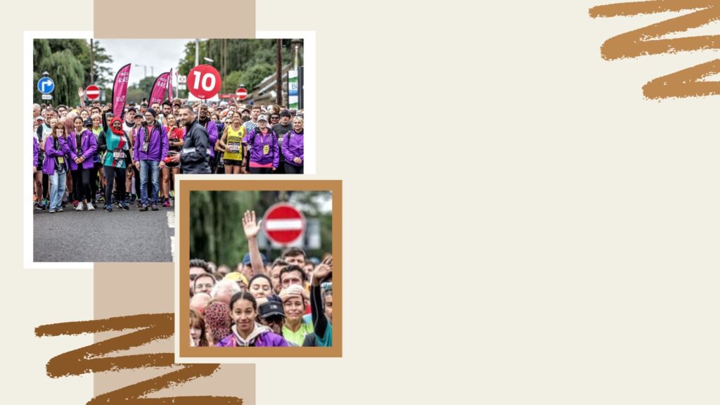 Meisjes van vijftig rennen marathon London met longkanker